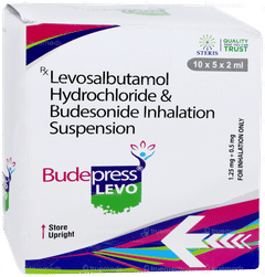 Budepress Levo 2ml Pack Of 5 Respules Budepress Levo 2ml Pack Of 5 Respules