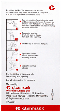 Nebzmart B 0.5mg 2ml Pack Of 8 Smartules Nebzmart B 0.5mg 2ml Pack Of 8 Smartules