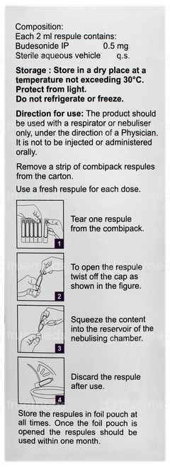 Budagreat 0.5 Respules 2 ML Pack Of 5