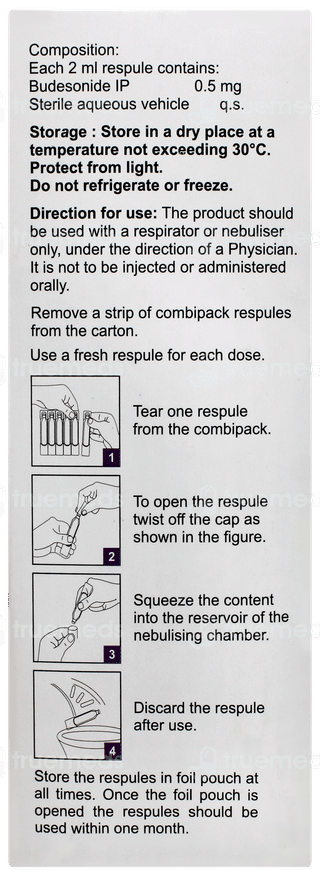 Budagreat 0.5 Respules 2 ML Pack Of 5
