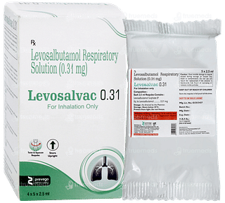 Levosalvac 0.31 2.5ml Pack Of 5 Respules