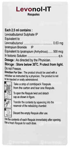 Levonol It 2.5ml Pack Of 5 Respules