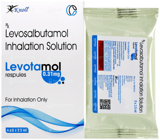 Levotamol 0.31Mg 2.5Ml Pack Of 5 Respules