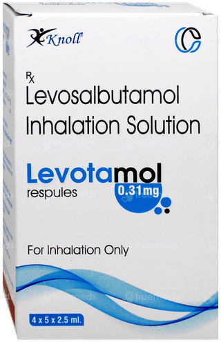 Levotamol 0.31Mg 2.5Ml Pack Of 5 Respules