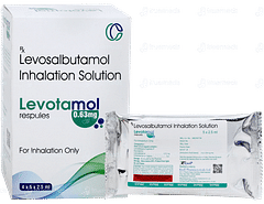 Levotamol 0.63mg 2.5ml Pack Of 5 Respules