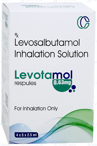 Levotamol 0.63mg 2.5ml Pack Of 5 Respules