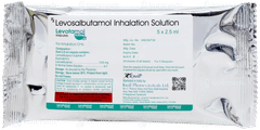 Levotamol 0.63mg 2.5ml Pack Of 5 Respules Levotamol 0.63mg 2.5ml Pack Of 5 Respules