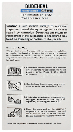 Budeheal 0.5mg 2ml Pack Of 5 Suspension