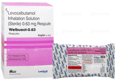 Welbusol 0.63mg 2.5ml Pack Of 5 Respules Welbusol 0.63mg 2.5ml Pack Of 5 Respules