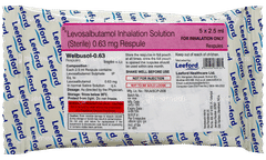 Welbusol 0.63mg 2.5ml Pack Of 5 Respules Welbusol 0.63mg 2.5ml Pack Of 5 Respules