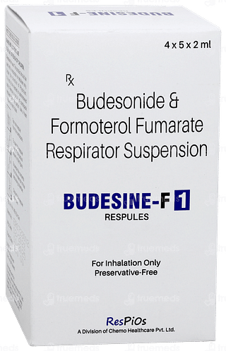 Budesine F 1 2ml Pack Of 5 Respules