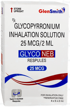 Glyco Neb 2ml Pack Of 5 Respules Glyco Neb 2ml Pack Of 5 Respules