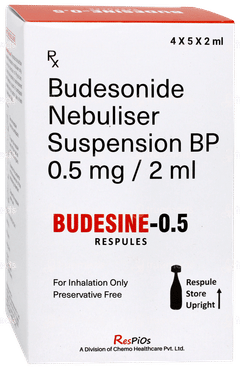 Budesine 0.5 2ml Pack Of 5 Respules Budesine 0.5 2ml Pack Of 5 Respules