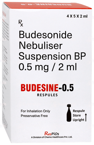 Budesine 0.5 2ml Pack Of 5 Respules