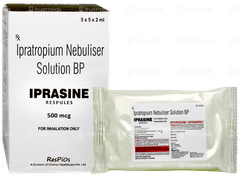 Iprasine 500mcg 2ml Pack Of 5 Respules