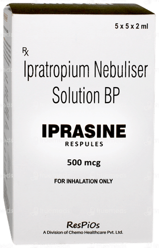 Iprasine 500mcg 2ml Pack Of 5 Respules