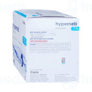 Hyperneb 7% 4ml Pack Of 5 Respules