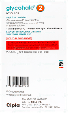 Glycohale 2 Respules 5*2ml Glycohale 2 Respules 5*2ml