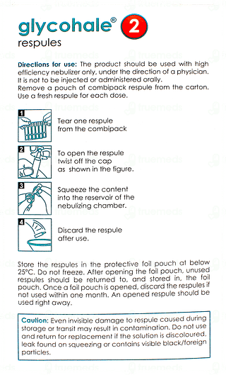 Glycohale 2 2ml Pack Of 5 Respules