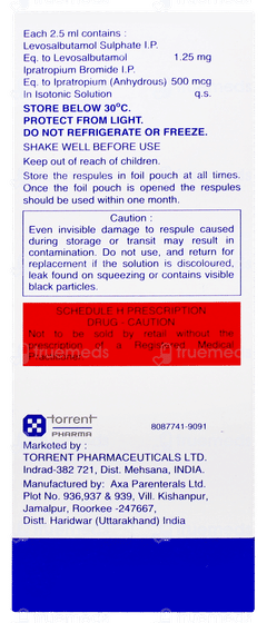 Binafide Duo 2.5ml Pack Of 5 Respules Binafide Duo 2.5ml Pack Of 5 Respules