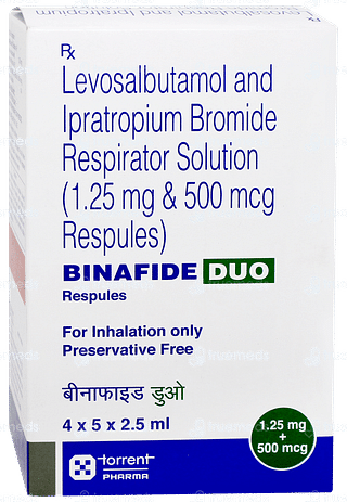 Binafide Duo 2.5ml Pack Of 5 Respules