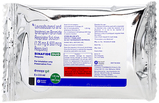 Binafide Duo 2.5ml Pack Of 5 Respules