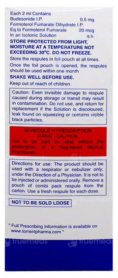 Binafide F 2ml Pack Of 5 Respules