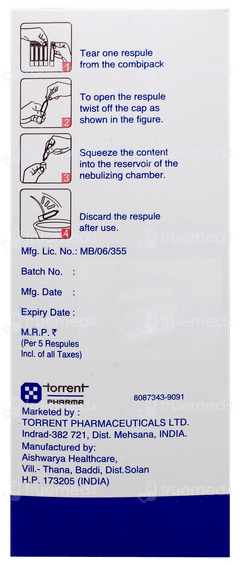 Binafide F 2ml Pack Of 5 Respules