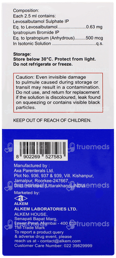 Iprasure Ls 2.5ml Pack Of 5 Pulmules