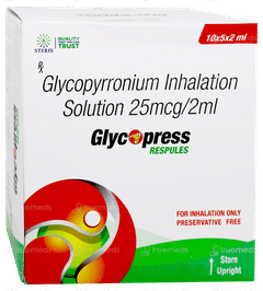 Glycopress 2ml Pack Of 5 Respules Glycopress 2ml Pack Of 5 Respules