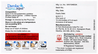 Darolac Aqua 5ml Pack Of 10 Suspension