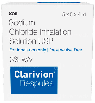 Clarivion 3% 4ml Pack Of 5 Respules