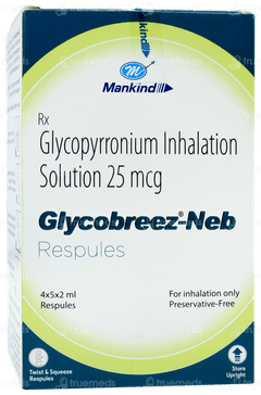 Glycobreez Neb 2ml Pack Of 5 Respules Glycobreez Neb 2ml Pack Of 5 Respules