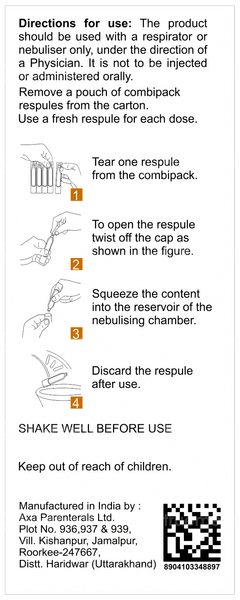 Combihale Fb 0.5mg 2ml Pack Of 5 Respules