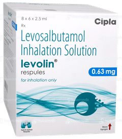 Levolin 0.63mg 2.5ml Pack Of 6 Respules