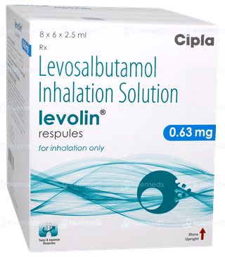 Levolin 0.63mg 2.5ml Pack Of 6 Respules