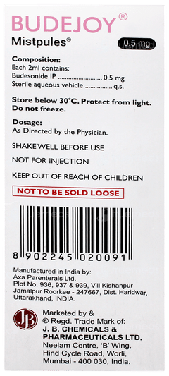 Budejoy 0.5mg 2ml Pack Of 5 Mistpules