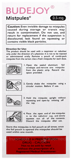 Budejoy 0.5mg 2ml Pack Of 5 Mistpules