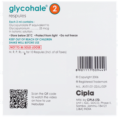 Glycohale 2 Respules 10*2ml