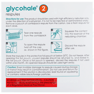 Glycohale 2 Respules 10*2ml