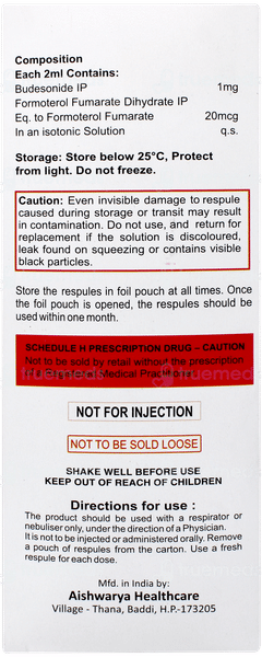 Weldinide 1 F 2ml Pack Of 5 Respules