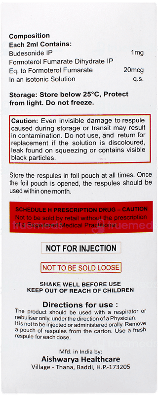 Weldinide 1 F 2ml Pack Of 5 Respules