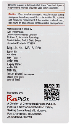 Budesine 0.5 2ml Pack Of 6 Respules