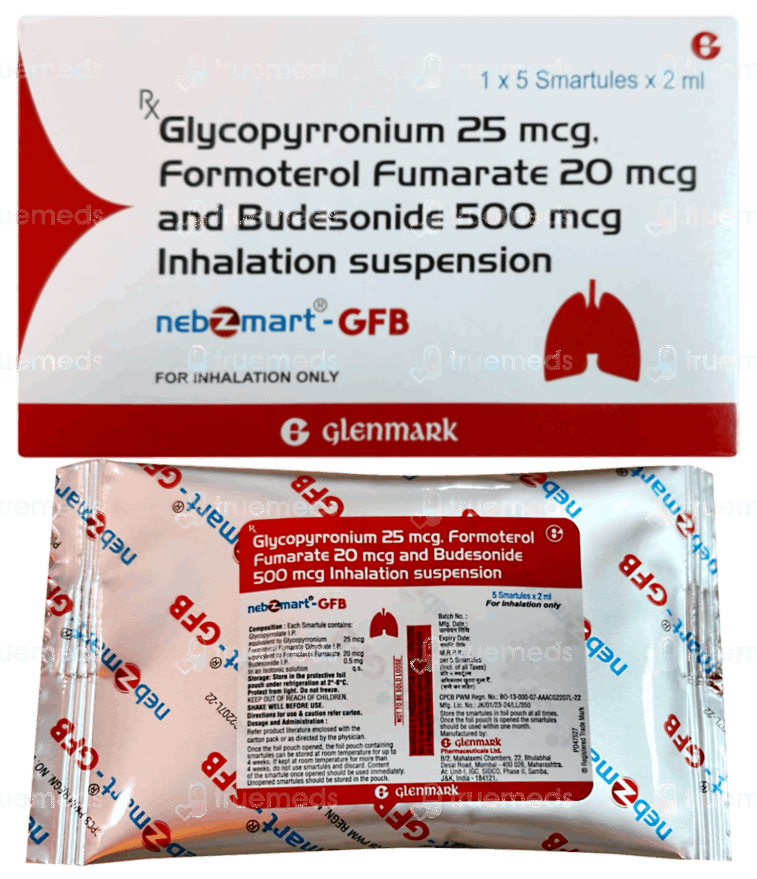 Nebzmart Gfb 2ml Pack Of 5 Smartules - Uses, Side Effects, Dosage ...