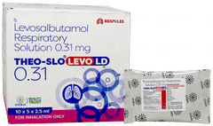 Theo Slo Levo Ld 0.31 2.5Ml Pack Of 5 Respules