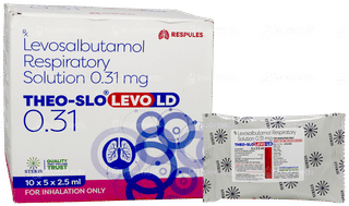Theo Slo Levo Ld 0.31 2.5Ml Pack Of 5 Respules