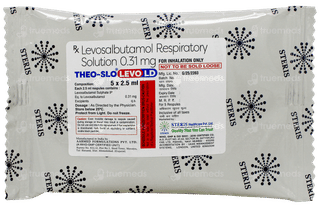 Theo Slo Levo Ld 0.31 2.5Ml Pack Of 5 Respules