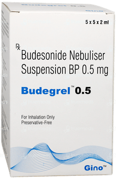 Budegrel 0.5 2Ml Pack Of 5 Respules