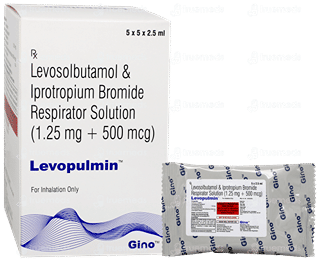 Levopulmin 2.5Ml Pack Of 5 Respules