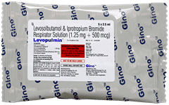 Levopulmin 2.5Ml Pack Of 5 Respules Levopulmin 2.5Ml Pack Of 5 Respules